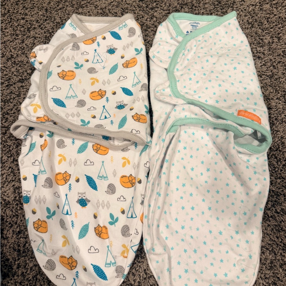 SwaddleMe 100% Cotton sm/med Sleep Sack Set